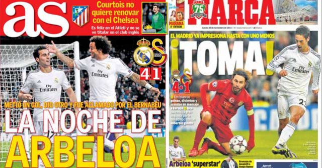 Real Madrid press report 28-11-13