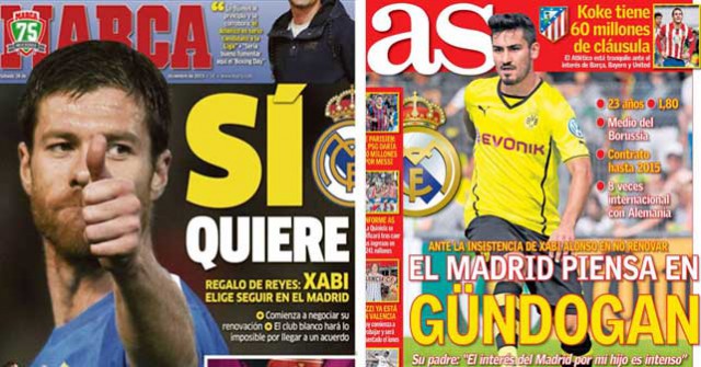 Madrid press report 28-12-2013