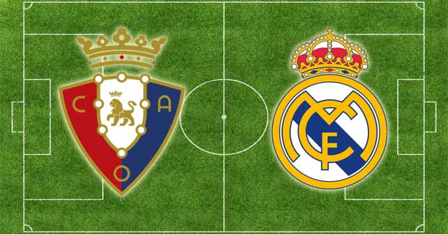 Image result for real madrid vs  Osasuna  match pic