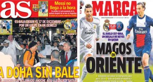 Madrid press report 2-1-14