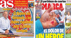 Madrid press report 23-01-2014
