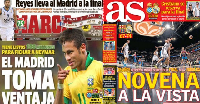 Marca says Neymar to Madrid