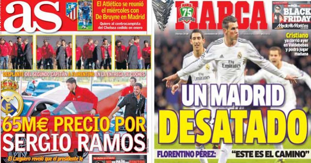 Real Madrid press report 29-11-13