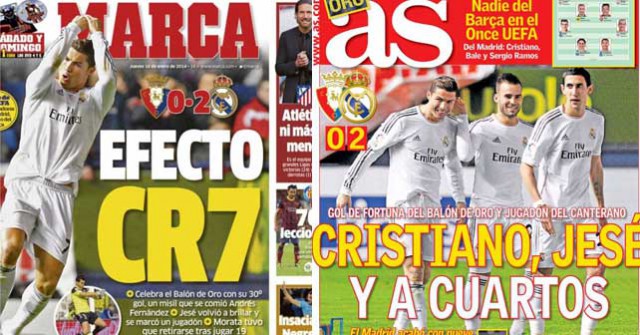 Real Madrid press news 16.1.14