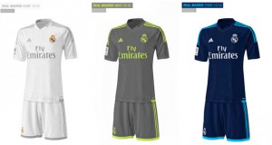 Real Madrid kits 2015-16