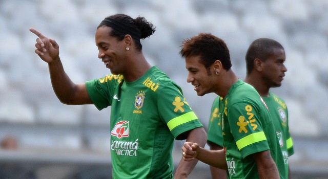 Ronaldinho and Neymar