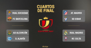 Copa del Rey Quarter Finals Draw